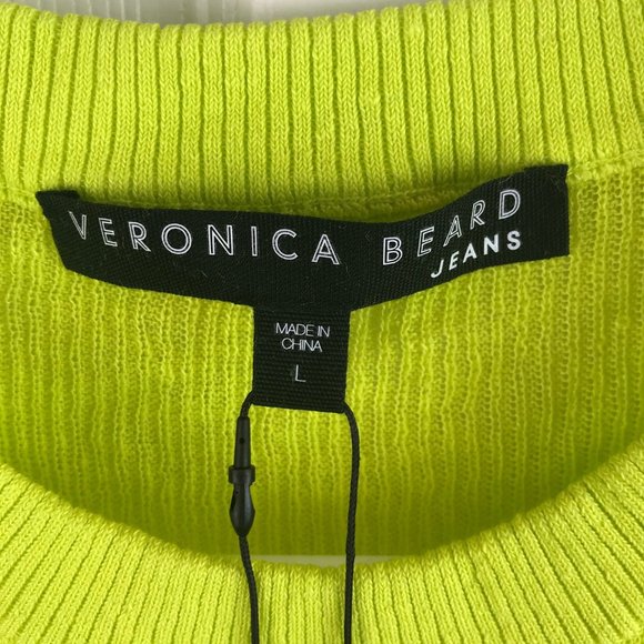 NWT Veronica Beard Short Sleeve Dean Sweater Large - Picture 4 of 5